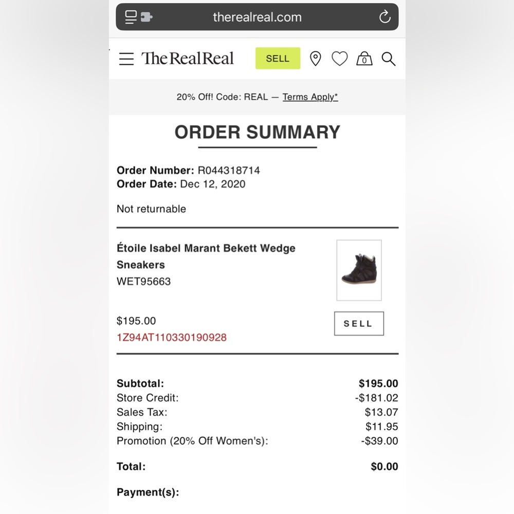 Authentic Isabel Marant Black Suede Sneakers - Picture 6 of 6